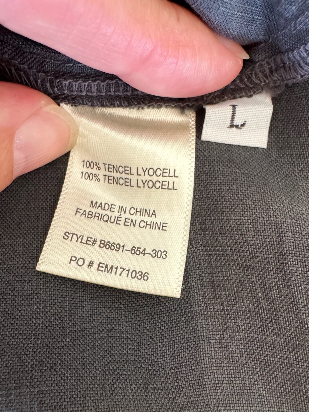 Bella Dahl Sleeveless Polo Mini Dress Charcoal Gray Size Large - Picture 4 of 8
